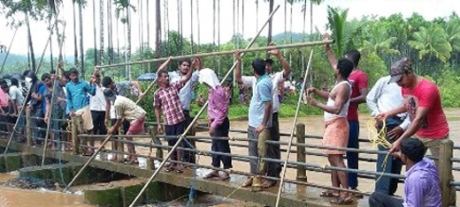 7 yr girl falls off bridge on way to school; feared drowned 2